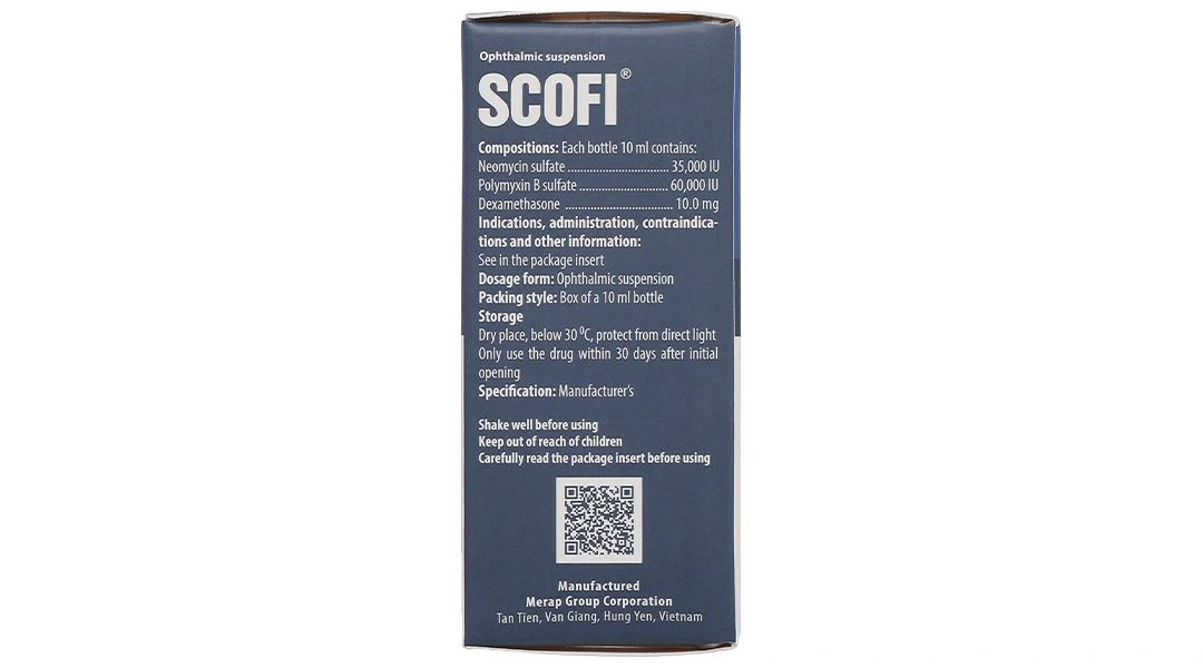 Hỗn dịch nhỏ mắt Scofl điều trị các tình trạng viêm mắt chai 10ml - 4