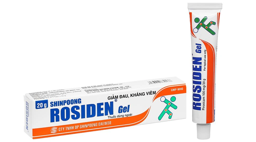 Gel bôi Shinpoong Rosiden giảm đau, kháng viêm tuýp 20g - 1