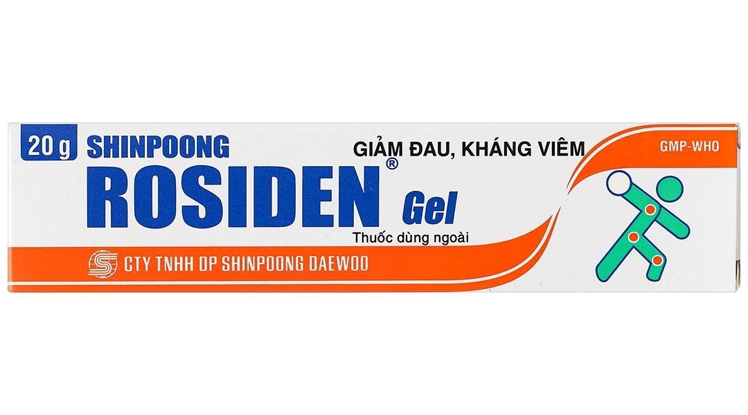Gel bôi Shinpoong Rosiden giảm đau, kháng viêm tuýp 20g - 2