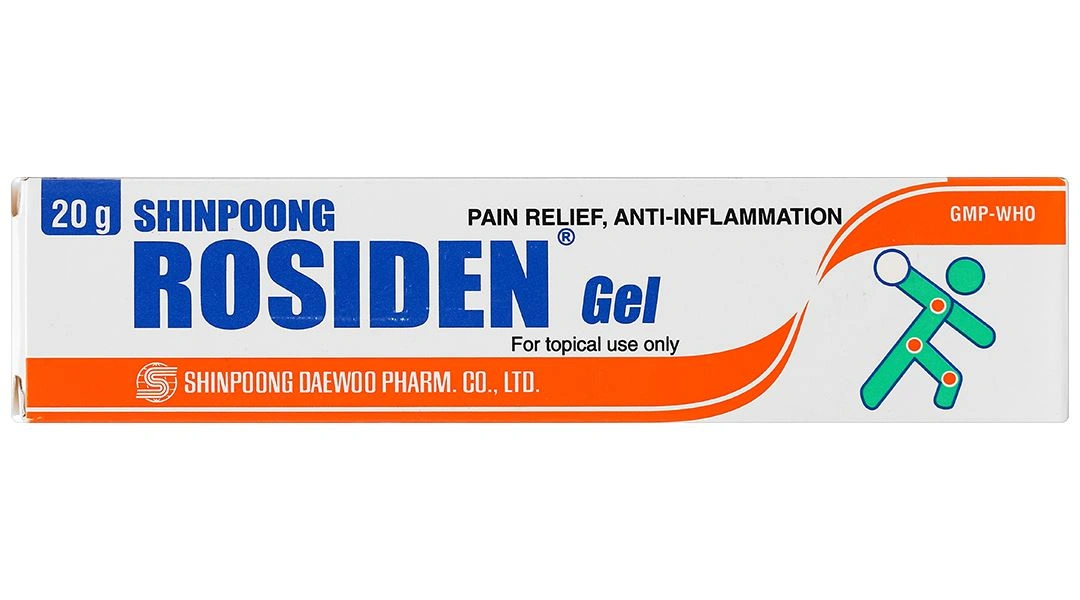 Gel bôi Shinpoong Rosiden giảm đau, kháng viêm tuýp 20g - 3