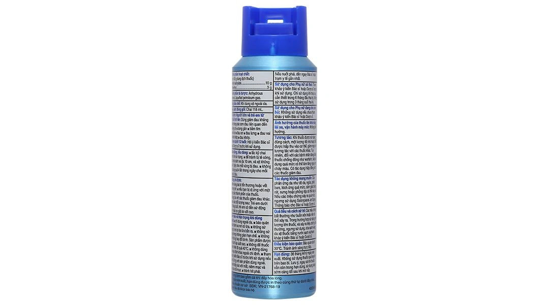 Xịt giảm đau Salonpas Jet Spray giảm đau, kháng viêm cơ khớp chai 118ml - 3