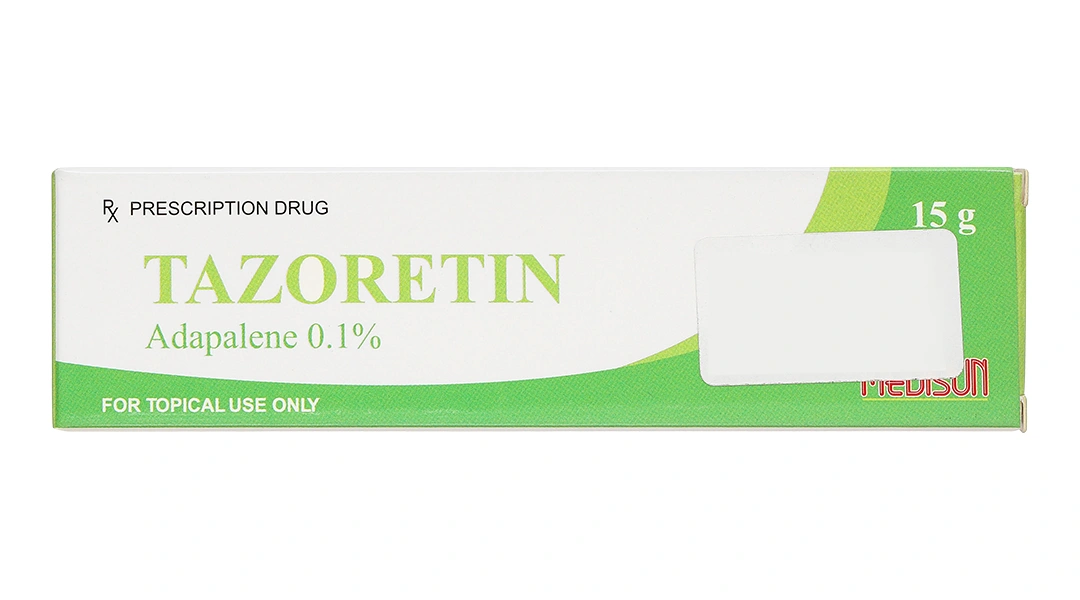 Gel bôi Tazoretin 0.1% điều trị mụn trứng cá vừa và nhẹ tuýp 15g - 1