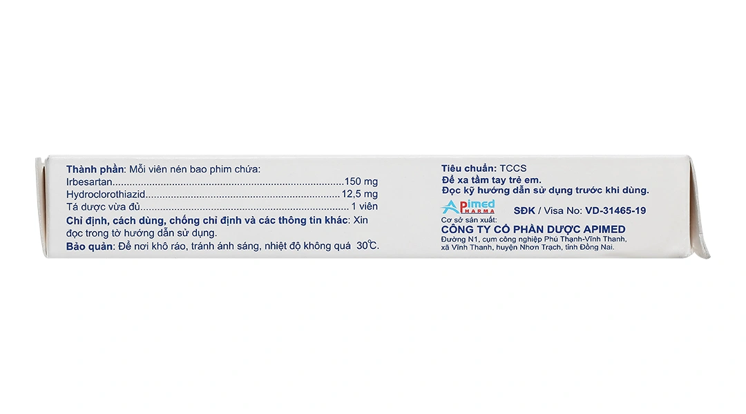 Apibestan 150 - H trị tăng huyết áp (2 vỉ x 14 viên) - 3