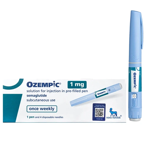 Bút tiêm Ozempic 1mg điều trị đái tháo đường