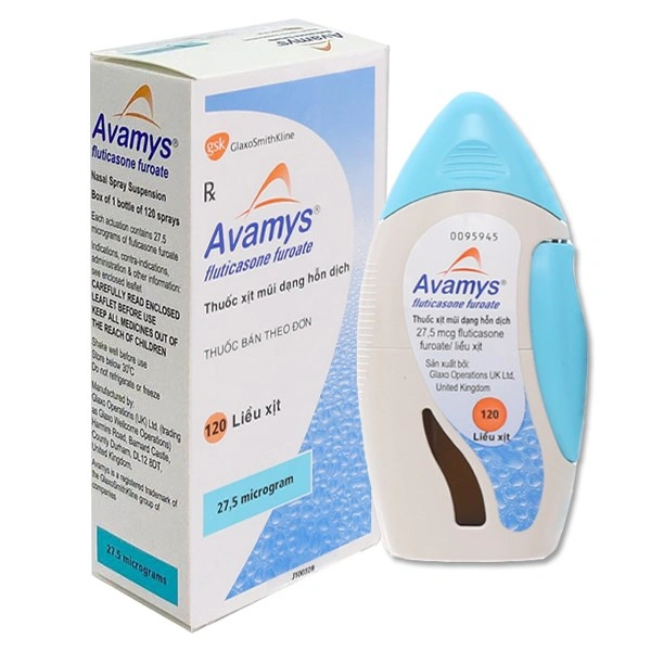 Hỗn dịch xịt mũi Avamys trị viêm mũi dị ứng