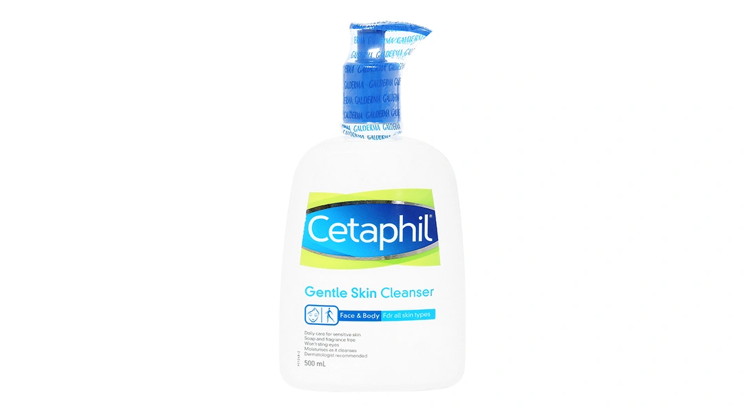 Sữa rửa mặt Cetaphil Gentle Skin Cleanser làm sạch dịu nhẹ chai 500ml - 