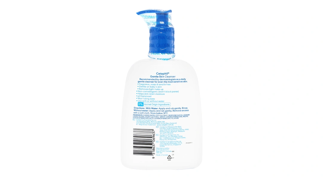 Sữa rửa mặt Cetaphil Gentle Skin Cleanser làm sạch dịu nhẹ chai 500ml - 1