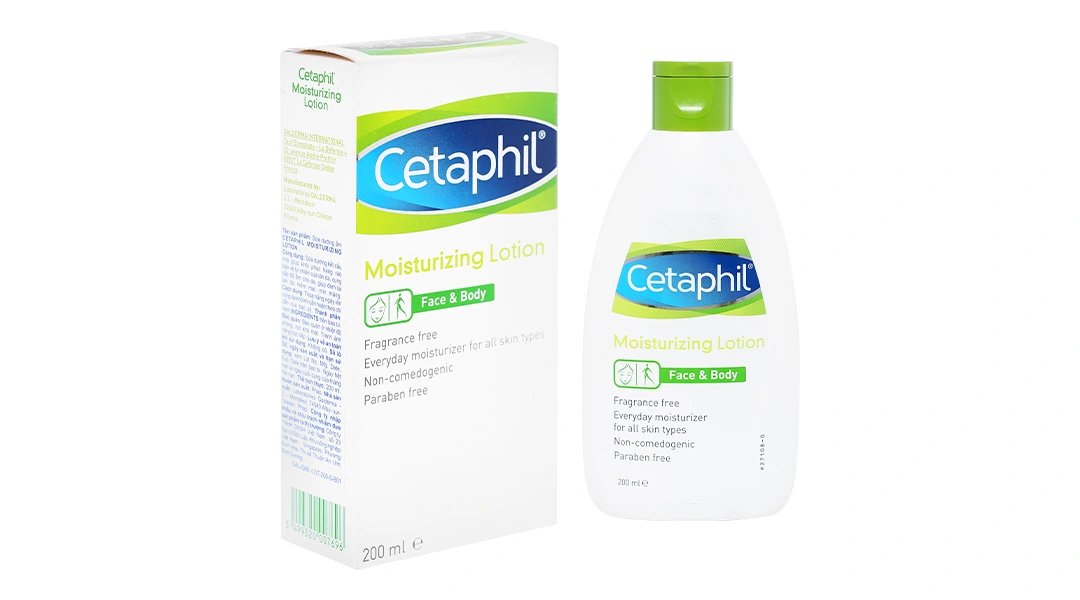 Sữa dưỡng ẩm Cetaphil Moisturizing cấp ẩm, da mịn màng chai 200ml - 