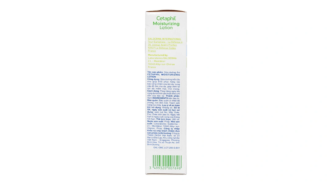 Sữa dưỡng ẩm Cetaphil Moisturizing cấp ẩm, da mịn màng chai 200ml - 3