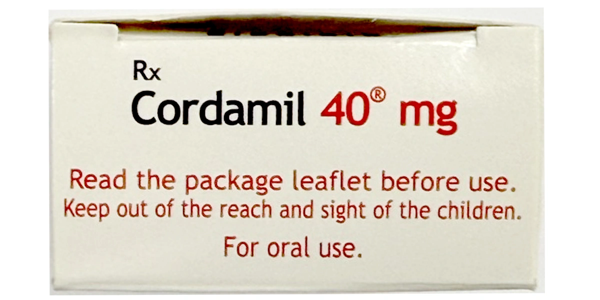 Cordamil 40mg trị tăng huyết áp, phòng và trị đau thắt ngực (3 vỉ x 10 viên) - 3