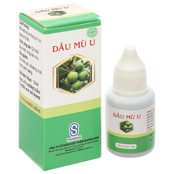 Dầu mù u SPharma làm dịu da, lành nhanh vết bỏng