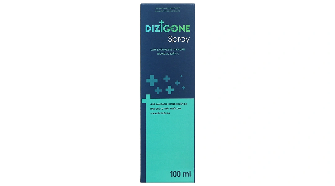 Xịt kháng khuẩn Dizigone Spray khử khuẩn, Xịt kháng khuẩn Dizigone Spray khử khuẩn, sơ cứu và hồi phục vết thương chai 100ml - 2
