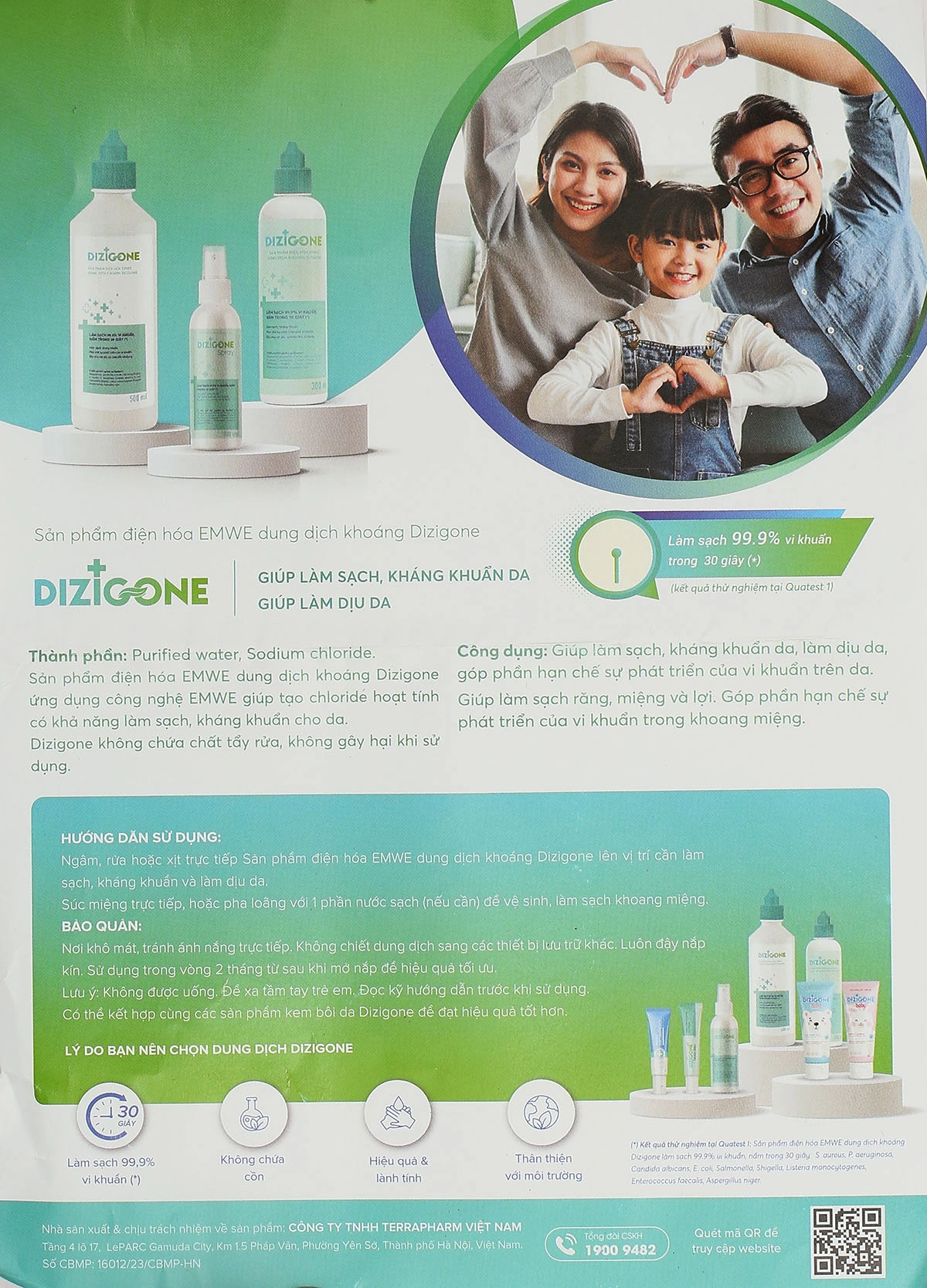 Xịt kháng khuẩn Dizigone Spray khử khuẩn, Xịt kháng khuẩn Dizigone Spray khử khuẩn, sơ cứu và hồi phục vết thương chai 100ml - 13