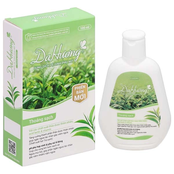 Dung dịch vệ sinh phụ nữ Dạ Hương làm sạch nhẹ nhàng, lấy đi tế bào da chết