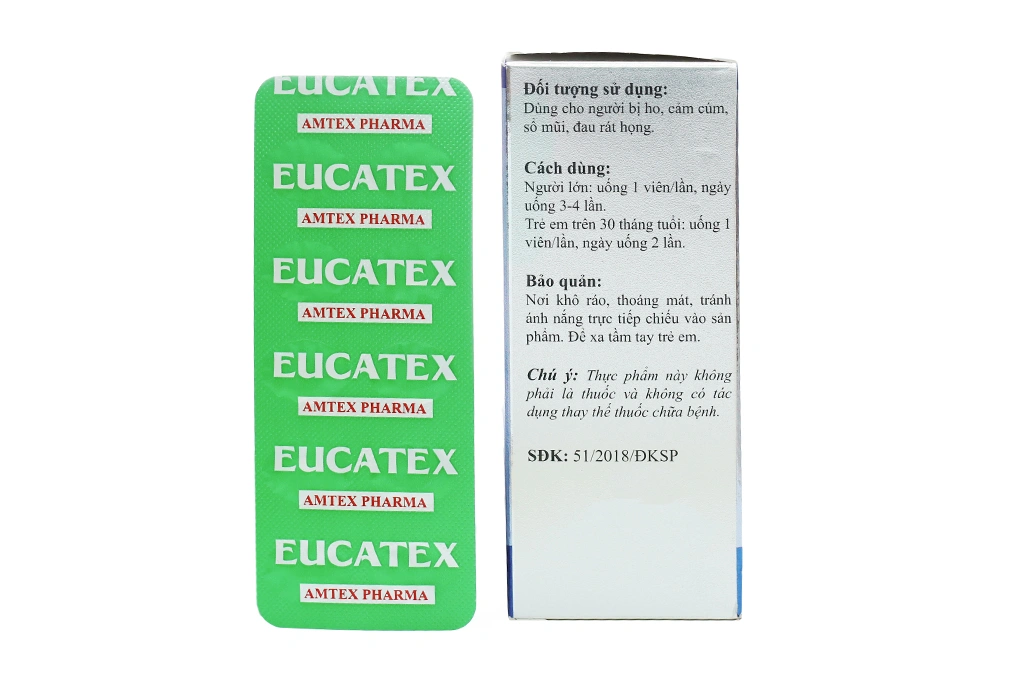 Eucatex Vàng hộp 100 viên - 9