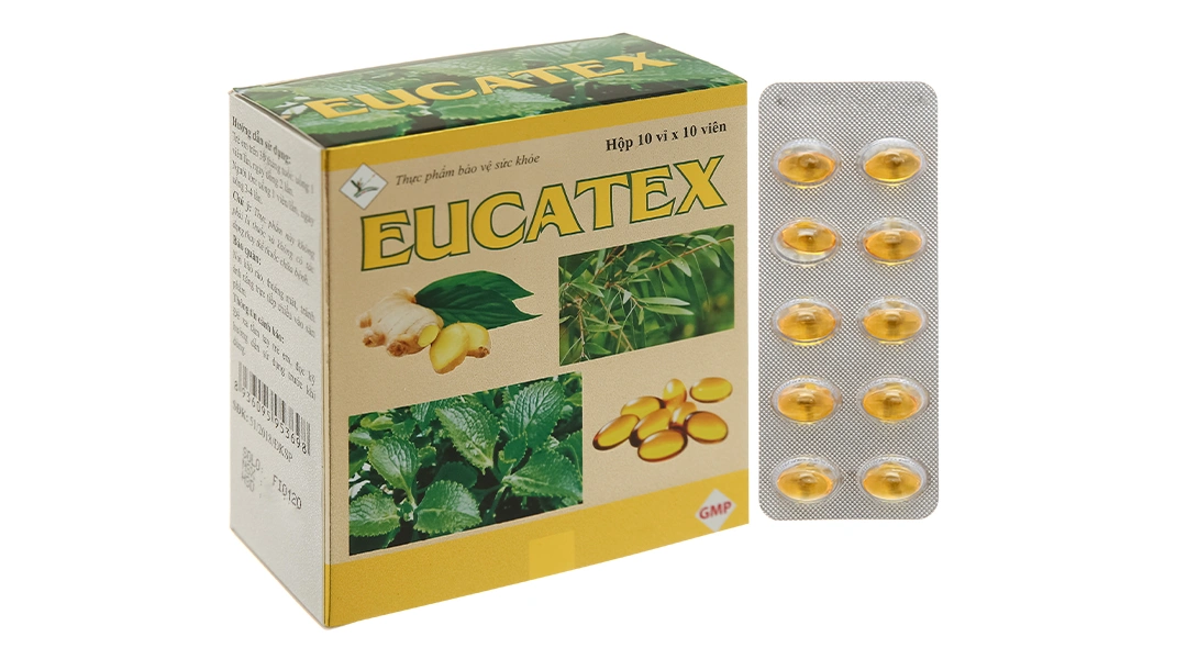 Eucatex Vàng hộp 100 viên - 