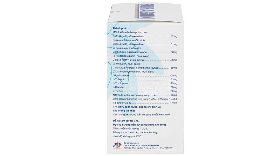 Furagon phòng và trị bệnh do chuyển hoá protein trong bệnh suy thận mạn (10 vĩ x 10 viên) - 1