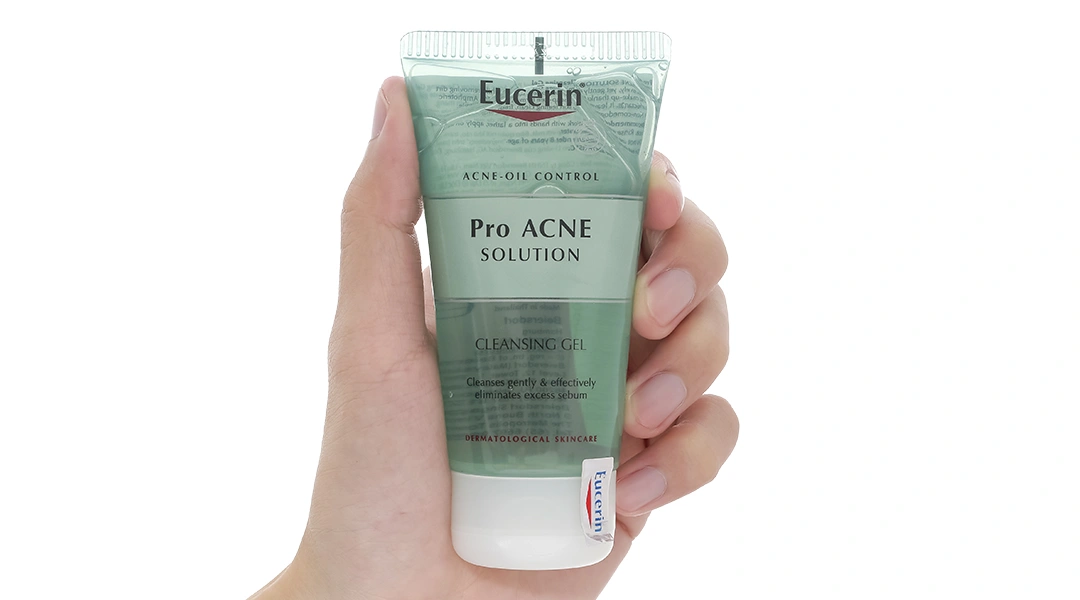 Gel rửa mặt Eucerin Pro Acne Solution làm sạch cho da mụn tuýp 75ml - 4