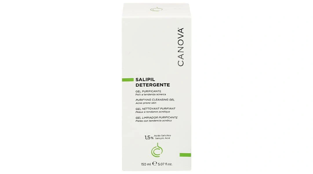 Gel rửa mặt Canova Salipil Detergente - Purifying Cleansing làm sạch, dưỡng ẩm da tuýp 150m - 1