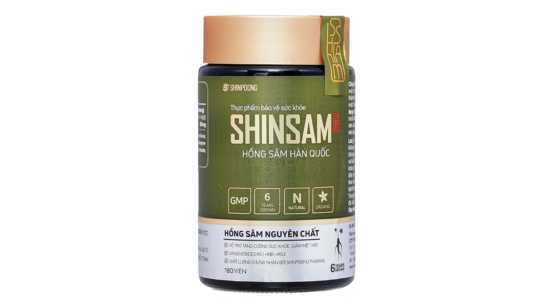 Viên Uống Hồng Sâm Hàn Quốc Shinsam hộp 180 viên - 11