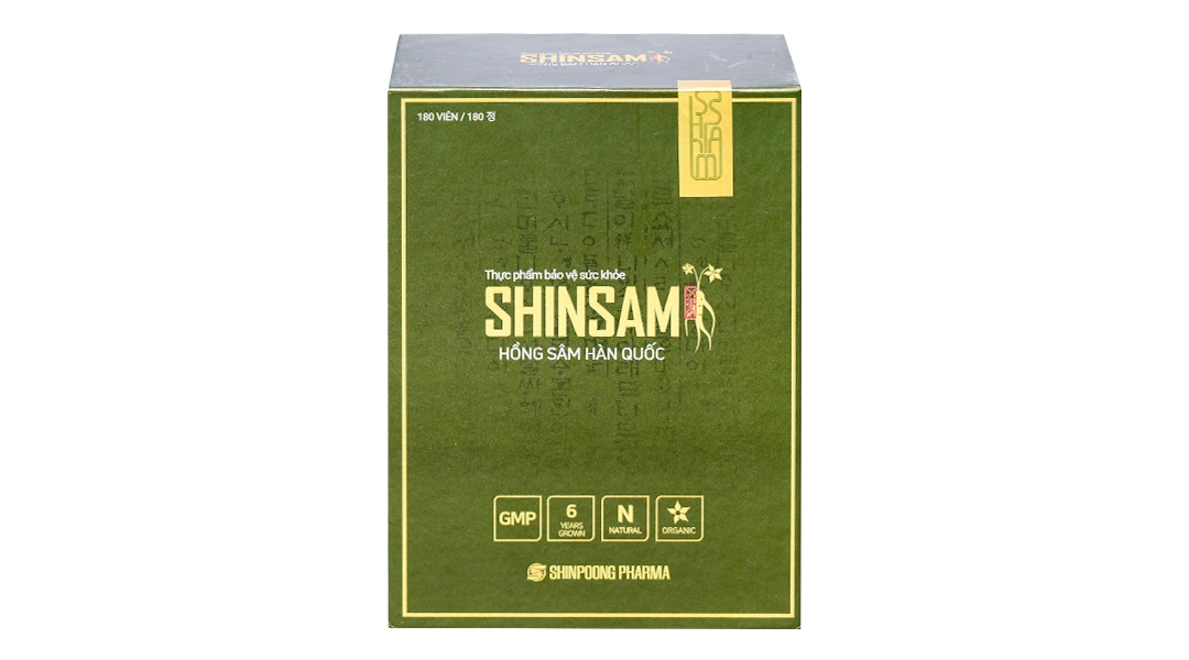 Viên Uống Hồng Sâm Hàn Quốc Shinsam hộp 180 viên - 3