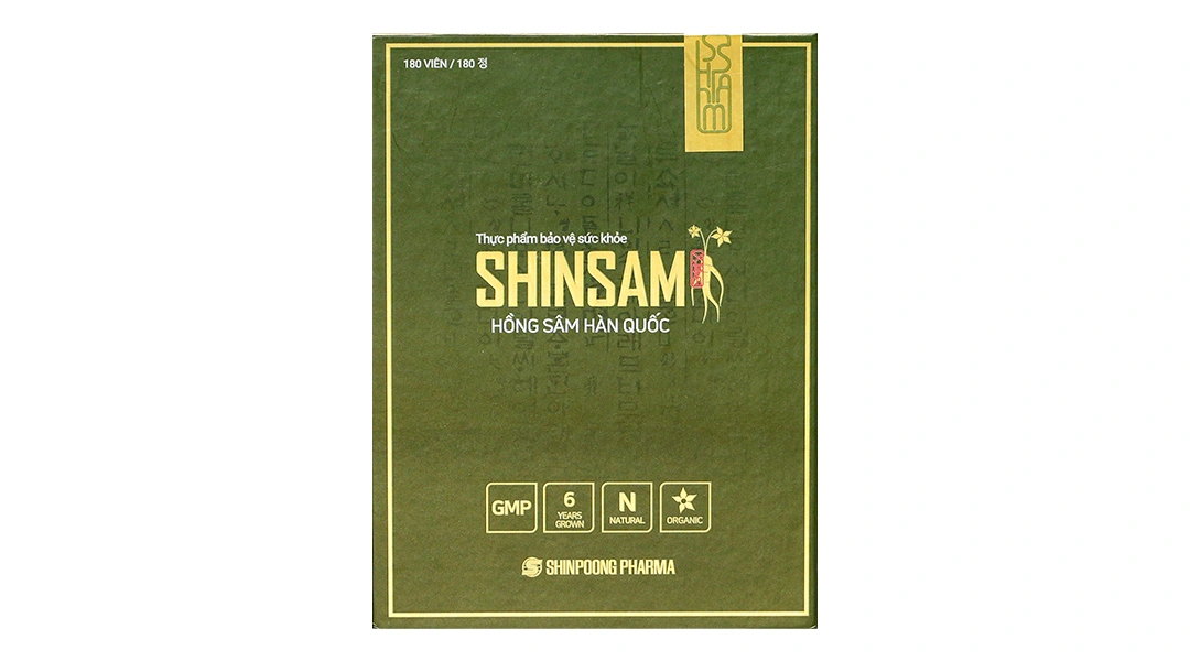 Viên Uống Hồng Sâm Hàn Quốc Shinsam hộp 180 viên - 4