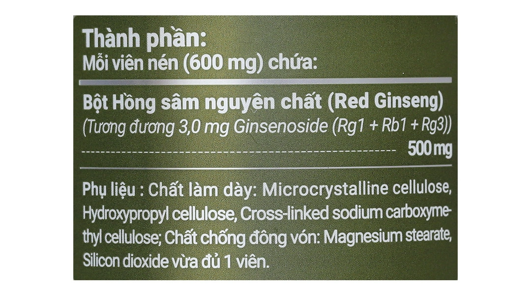 Viên Uống Hồng Sâm Hàn Quốc Shinsam hộp 180 viên - 8