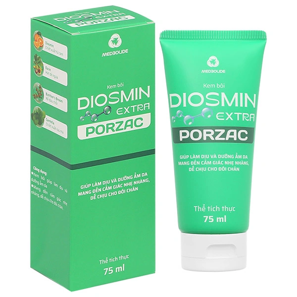 Kem bôi Diosmin Extra Porzac