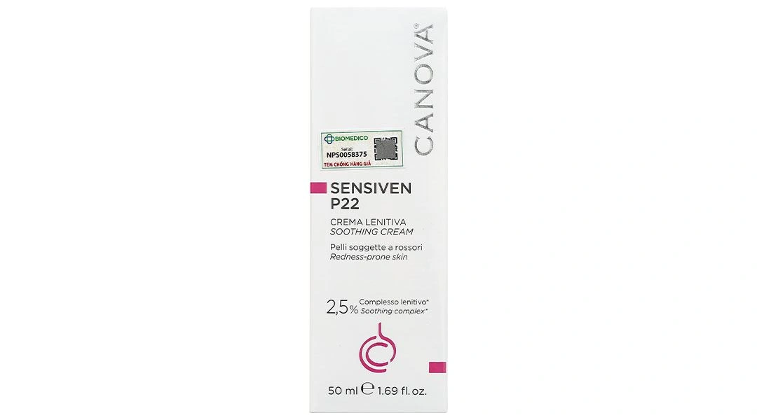 Kem Canova Sensiven P22 - Soothing Cream làm dịu da, dưỡng ẩm dành cho da nhạy cảm tuýp 50ml - 2