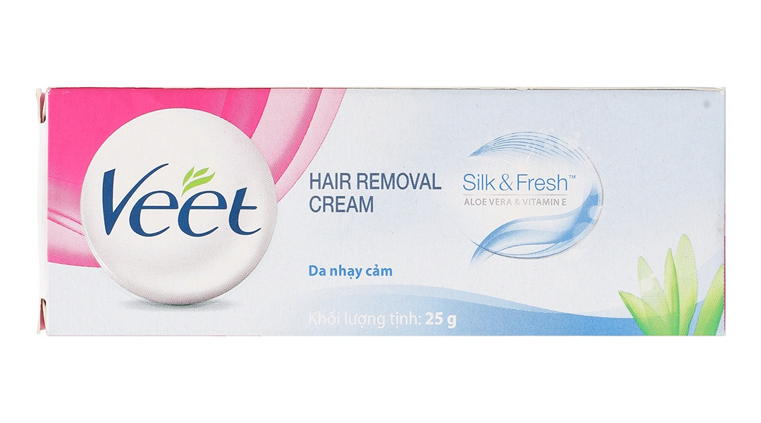 Kem tẩy lông Veet Silk & Fresh cho da nhạy cảm tuýp 50g - 11