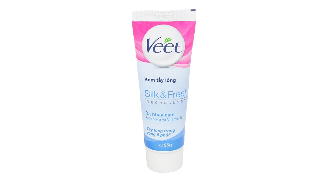 Kem tẩy lông Veet Silk & Fresh cho da nhạy cảm tuýp 50g - 13