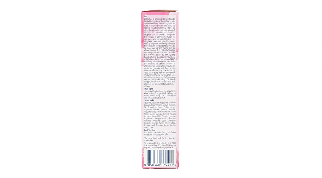 Kem tẩy lông Veet Silk & Fresh phù hợp cho mọi loại da tuýp 50g - 2