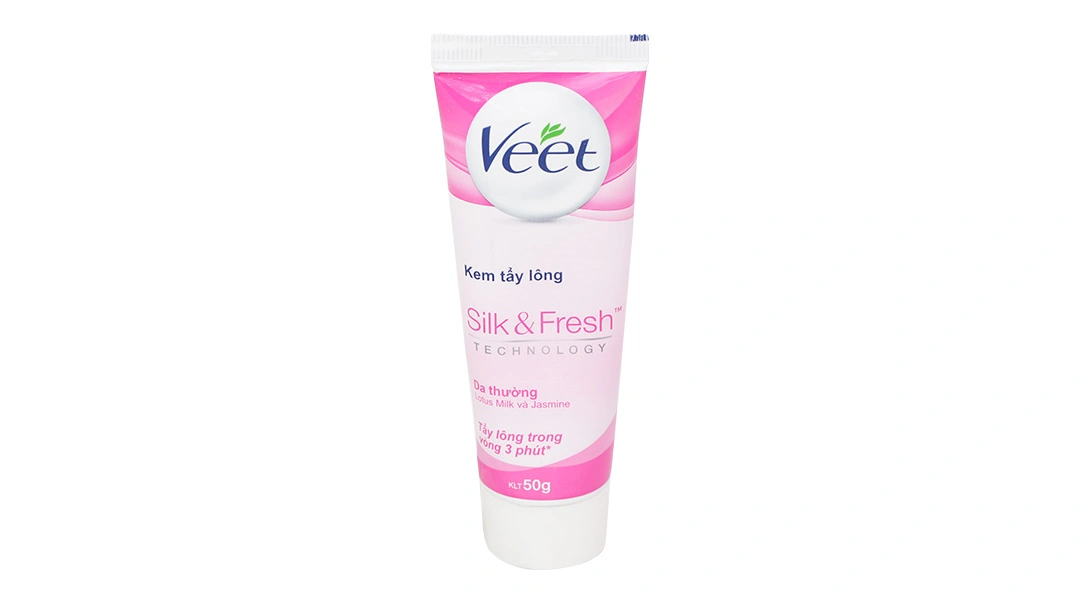 Kem tẩy lông Veet Silk & Fresh phù hợp cho mọi loại da tuýp 50g - 6