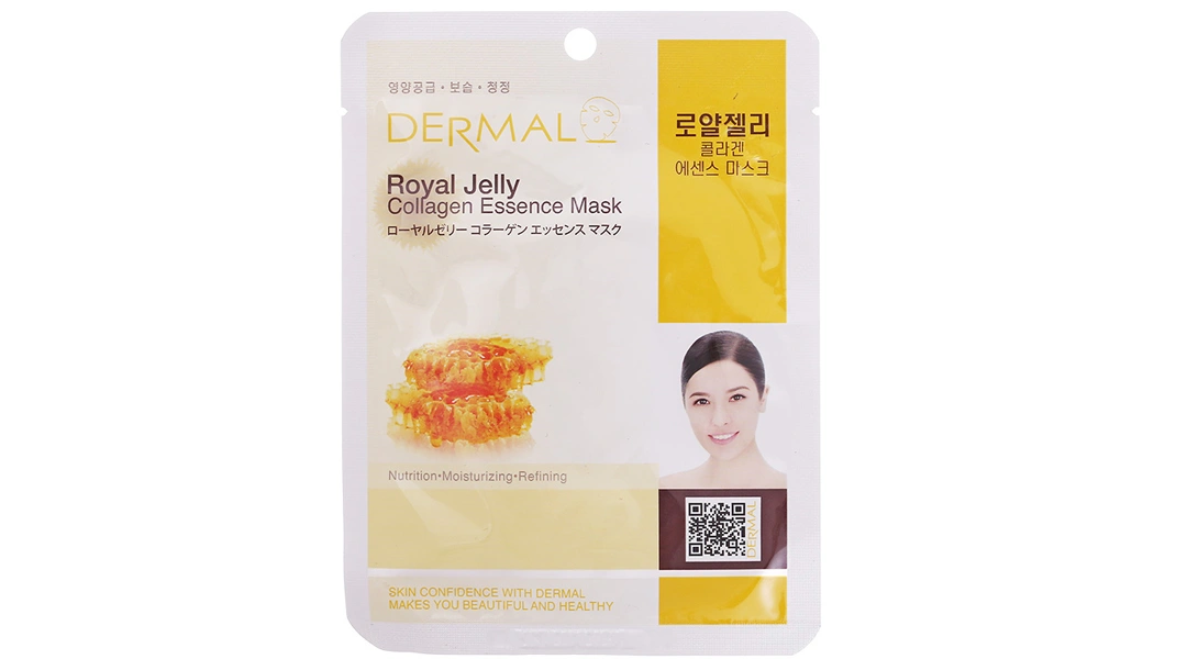 Mặt nạ giấy Dermal collagen ngọc trai làm trắng da miếng 23g - 9