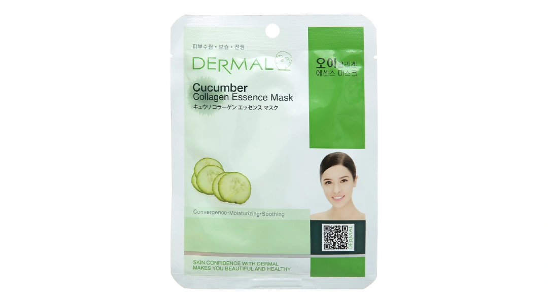 Mặt nạ giấy Dermal collagen ngọc trai làm trắng da miếng 23g - 3