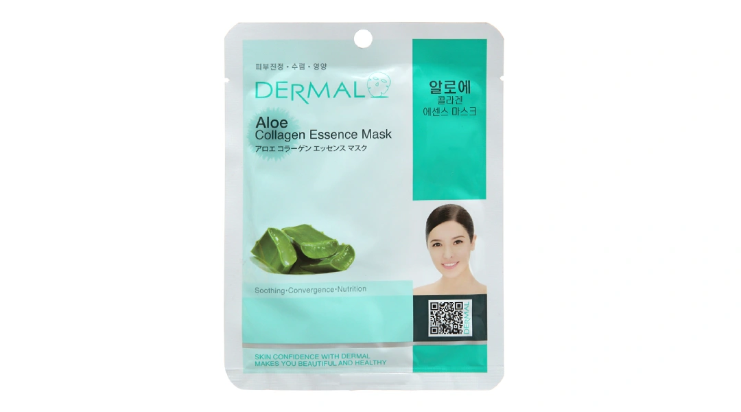 Mặt nạ giấy Dermal collagen ngọc trai làm trắng da miếng 23g - 