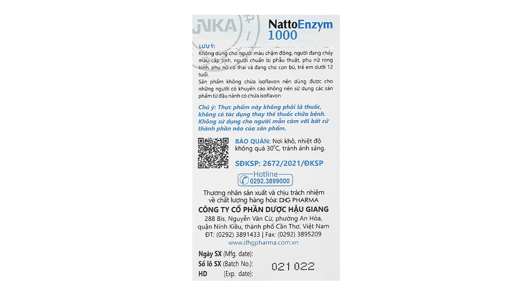 Nattoenzym 1000 hộp 60 viên - 4