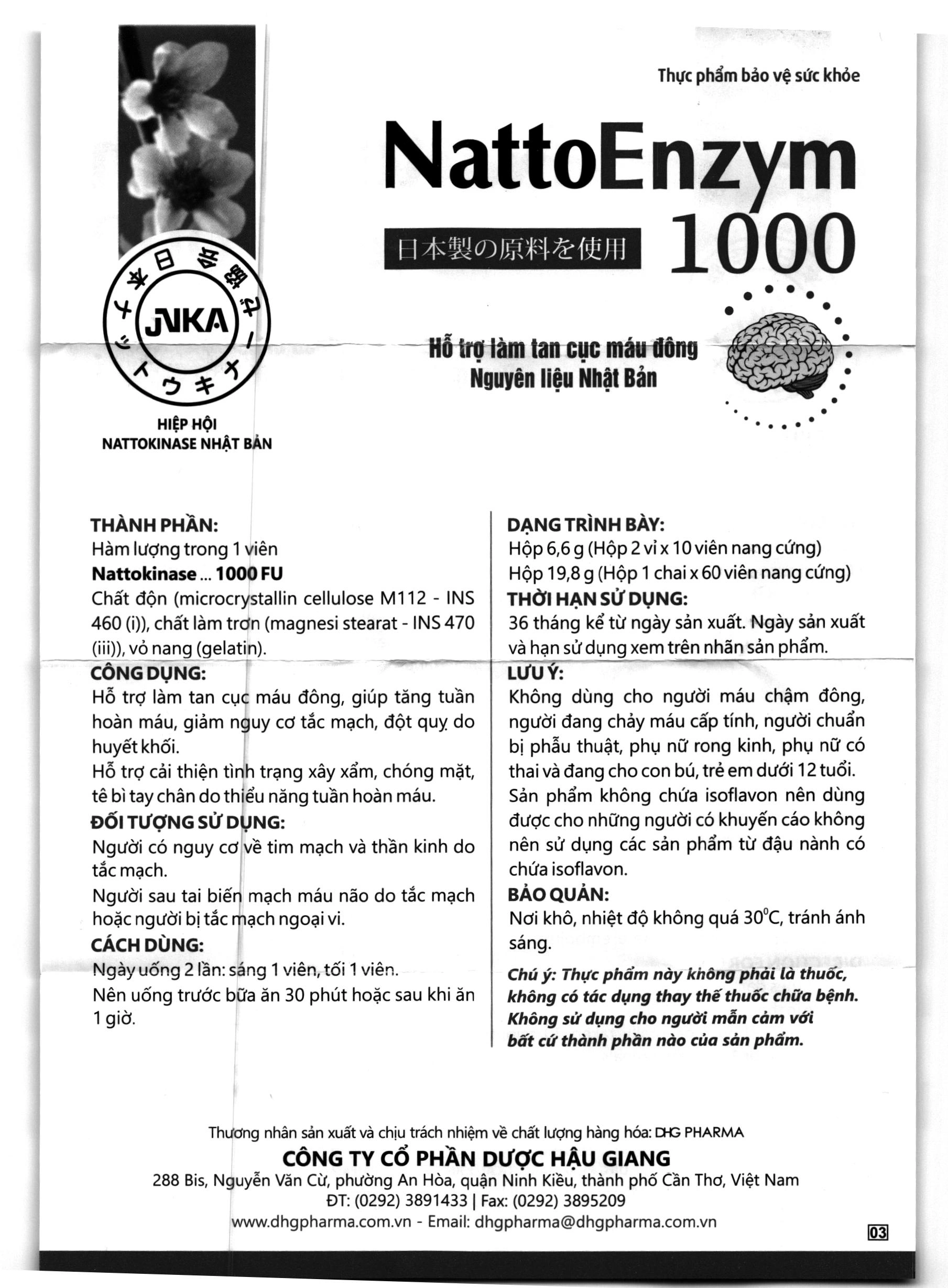 Nattoenzym 1000 hộp 60 viên - 7