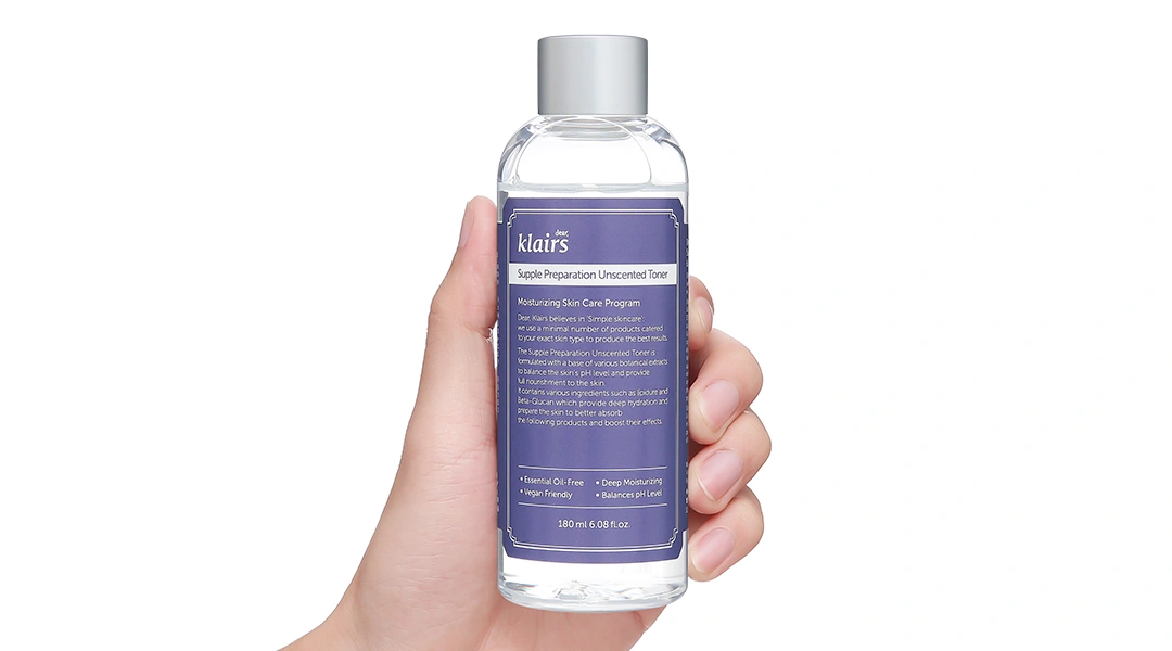 Nước hoa hồng Klairs Supple Preparation Unscented Toner không mùi cấp ẩm cho da chai 180ml - 8