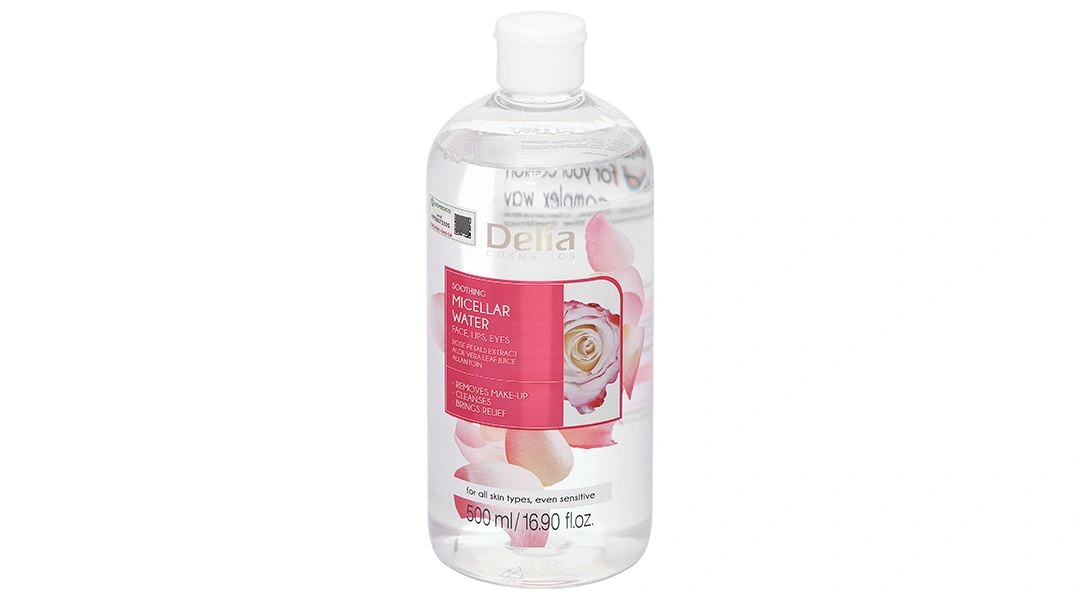 Nước tẩy trang Delia Cosmetics Soothing Micellar Water làm dịu da chai 500ml - 