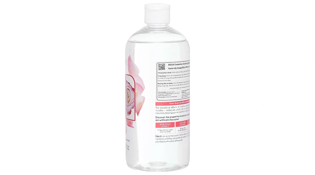 Nước tẩy trang Delia Cosmetics Soothing Micellar Water làm dịu da chai 500ml - 3