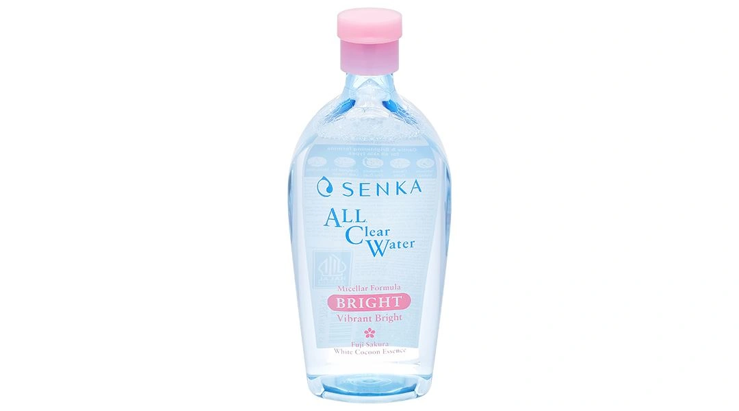 Nước tẩy trang Senka Micellar Formula Bright làm sạch và dưỡng sáng da chai 400ml - 