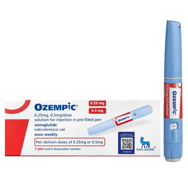 Bút tiêm Ozempic 0.25mg/0.5mg điều trị đái tháo đường