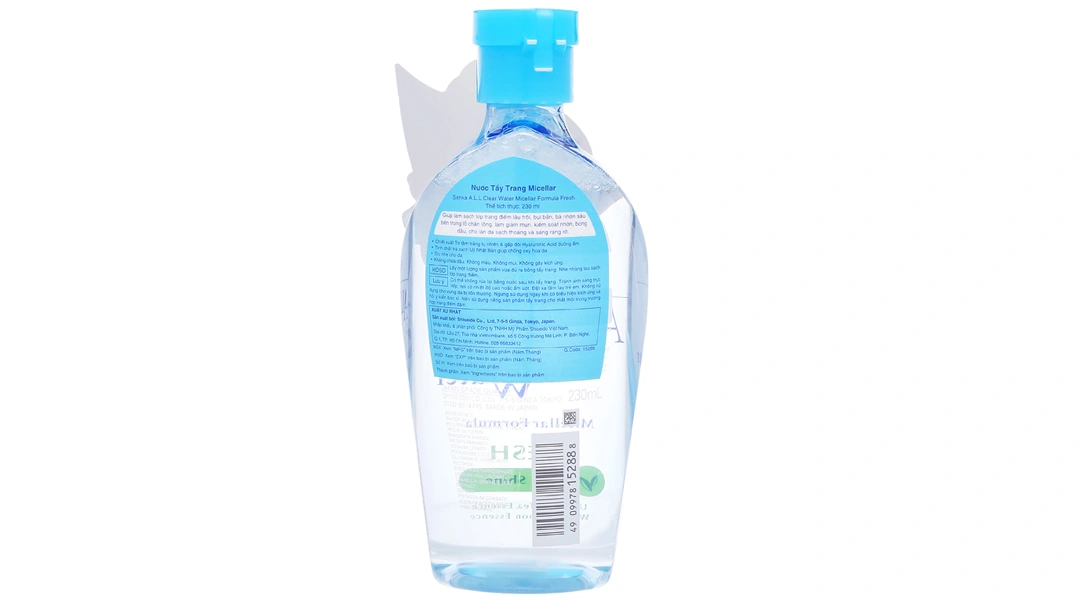 Nước tẩy trang Senka All Clear Water Fresh giảm mụn, kiểm soát nhờn chai 230ml - 1