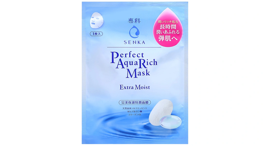 Mặt nạ Senka Perfect Aqua Rich Extra Moist cấp ẩm cho da miếng 25ml - 