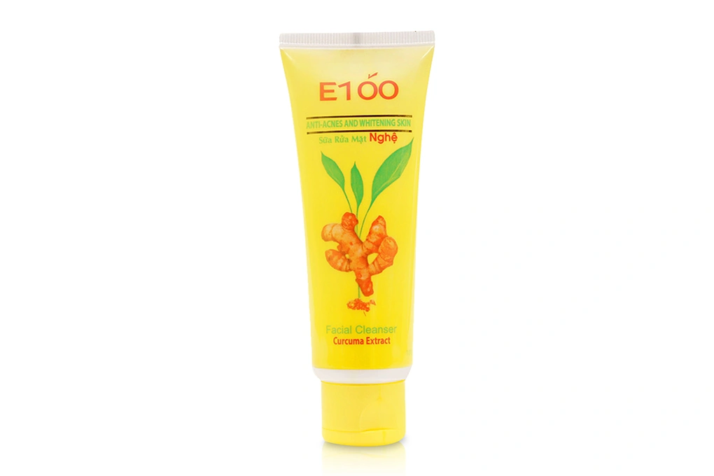 Sữa rửa mặt E100 ngăn ngừa mụn trắng da tuýp 50g - 3