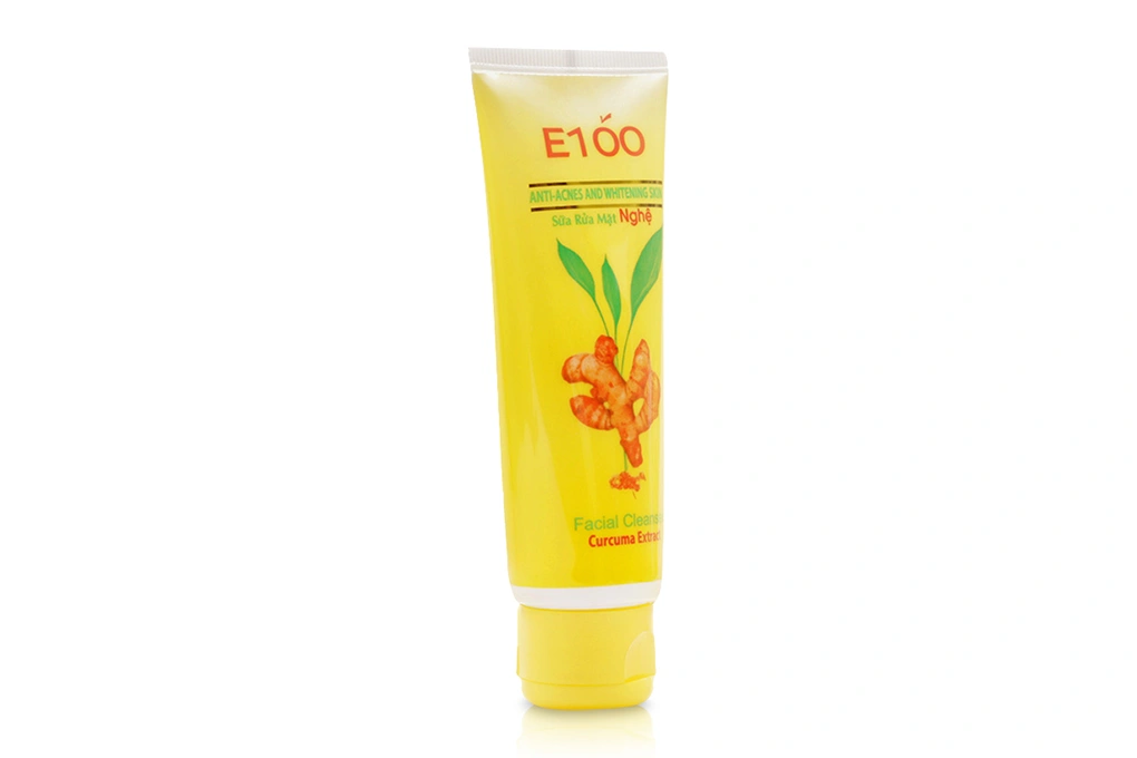 Sữa rửa mặt E100 ngăn ngừa mụn trắng da tuýp 50g - 4