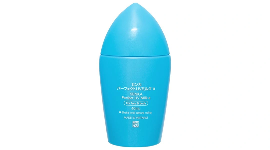 Sữa chống nắng Senka Perfect UV Milk SPF 50+ PA++++ giúp kiềm dầu và dưỡng ẩm chai 40ml - 4