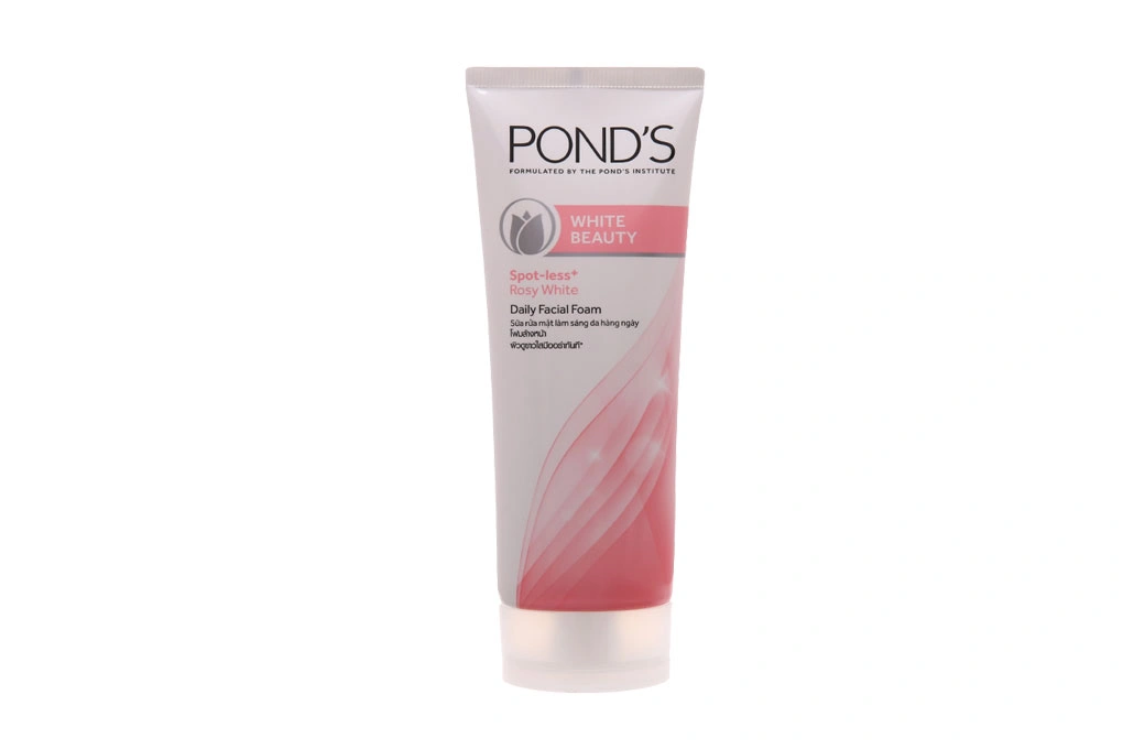 Sữa rửa mặt Pond's White Beauty da trắng hồng rạng rỡ tuýp 100g - 