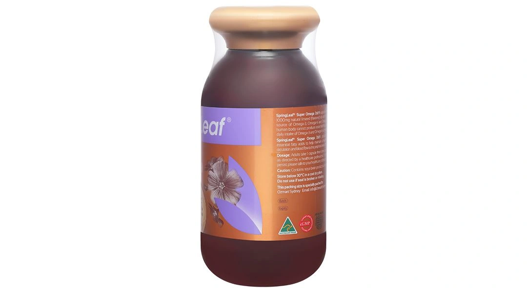 Thực phẩm bảo vệ sức khỏe SpringLeaf Super Omega 3:6:9 lọ 180 viên - 2